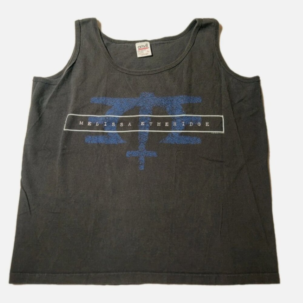 Vintage 1995 Melissa Etheridge Women's L Tank Top: Single Stitch Shirt: Music
